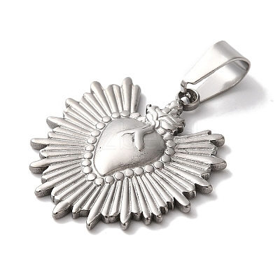 Non-Tarnish 304 Stainless Steel Pendants STAS-L081-035P-1