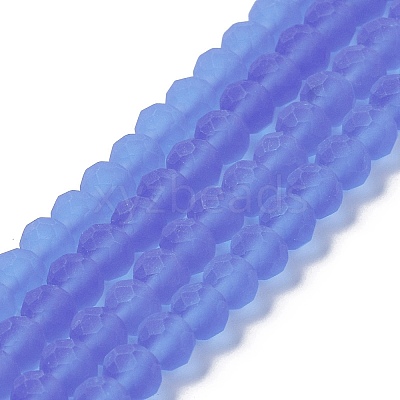 Transparent Glass Beads Strands EGLA-A034-T6mm-MD14-1