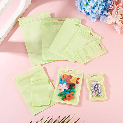 50Pcs 5 Styles Macaron Color Plastic Yin-yang Resealable Bags OPP-TADJ0001-03E-1