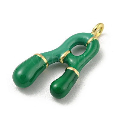 Brass Enamel Pendants KK-E093-03G-A-1