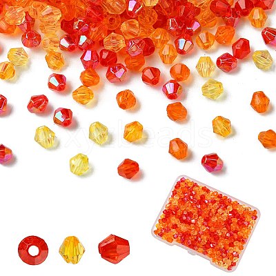 Transparent Acrylic Beads TACR-YW0002-06A-03-1