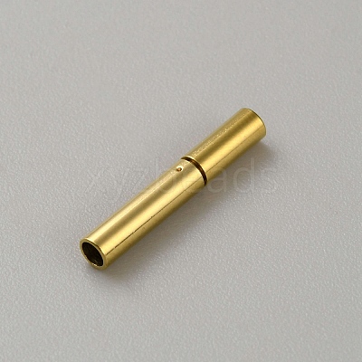 304 Stainless Steel Bayonet Clasps FIND-WH0162-24G-01-1
