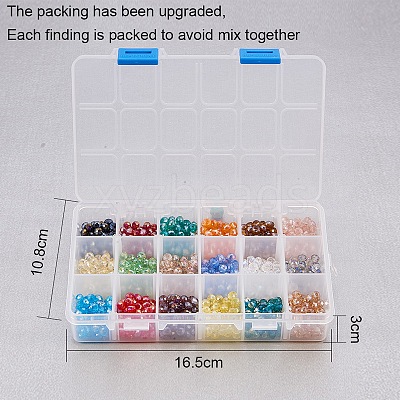 Electroplate Glass Beads EGLA-PH0003-04-1