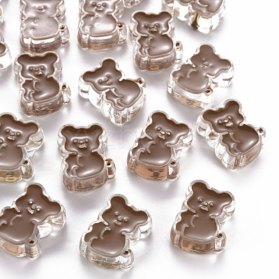 Transparent Acrylic Beads X-MACR-S374-07A-01-1