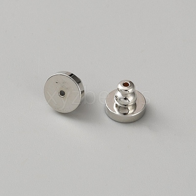 Brass Ear Nuts KK-WH0816-032P-1
