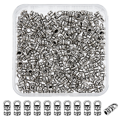 150Pcs Alloy Cord Ends FIND-FH0008-75-1