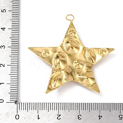 304 Stainless Steel Cubic Zirconia Pendants STAS-Z182-07G-03-1