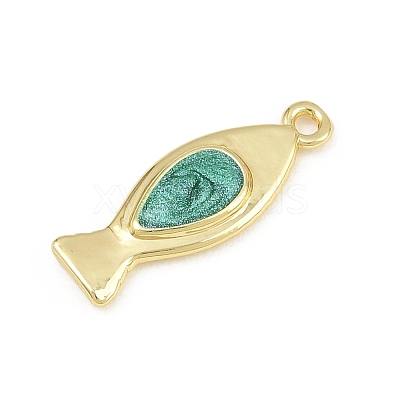 Brass Pendants KK-CBAAB9C-03G-01A-1
