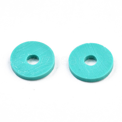 Handmade Polymer Clay Beads CLAY-R067-8.0mm-B34-1