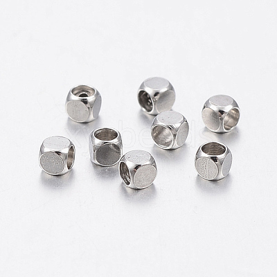 Tarnish Resistant 304 Stainless Steel Beads STAS-H426-02-2MM-1