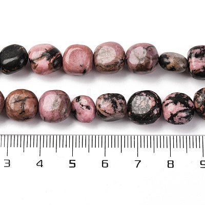 Natural Rhodonite Beads Strands G-G146-A07-02-1