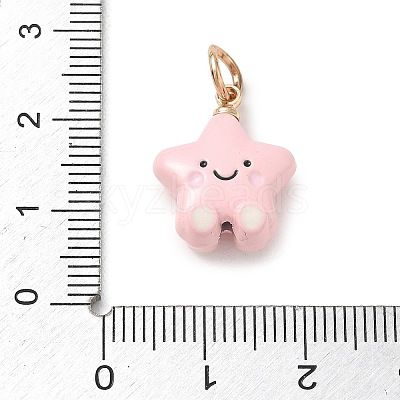 Alloy Enamel Pendants AL-CBA68FA-01B-G-1