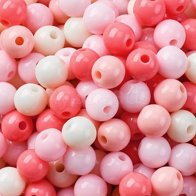 Opaque Acrylic Beads SACR-Q004-01G-1