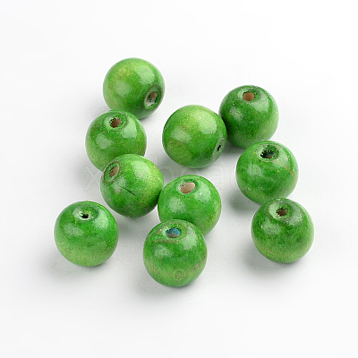 Natural Maple Wood Beads X-TB20mmY-7-1