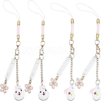 4Pcs 2 Style Alloy Mobile Accessories Decoration MOBA-OC0001-01-1