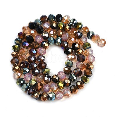 Electroplate Glass Beads Strands EGLA-B011-06A-6x5mm-1