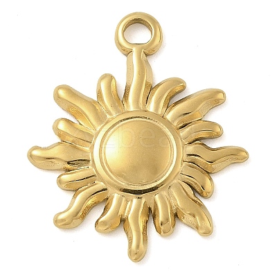 Ion Plating(IP) 304 Stainless Steel Pendants STAS-B075-30G-01-1
