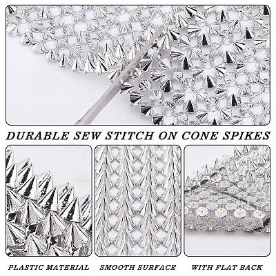 1Bag Plastic Cone Neck Rivet DIY-CP0013-67B-1