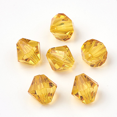 Transparent Acrylic Beads TACR-S146-6mm-10-1