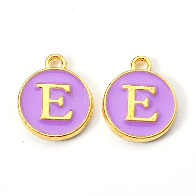 Golden Plated Alloy Enamel Charms LS-ENAM-S118-10E-1