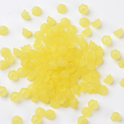 Transparent Acrylic Beads Caps X-PL543-2-1