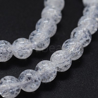 Natural Crackle Quartz Beads Strands G-K285-02-6mm-1