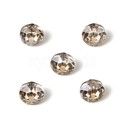 Glass Rhinestone Cabochons GLAA-A018-6mm-001GS-1