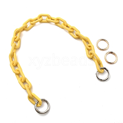 1Pc Opaque Acrylic Cable Chain Bag Straps FIND-WR0008-77B-1