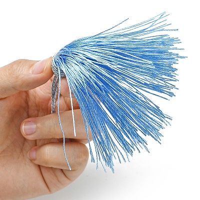 Polyester Tassel Big Pendant Decorations FIND-YW0004-59A-1