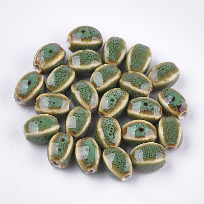 Handmade Porcelain Beads PORC-S498-07Q-1