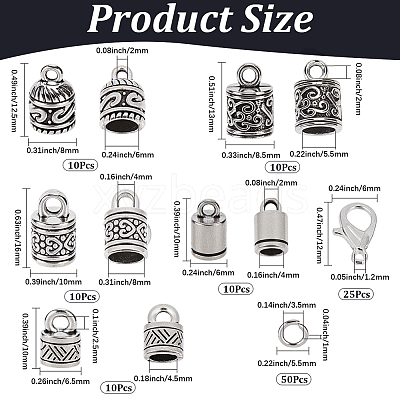 DIY Cord Ends Kits FIND-CL0002-18-1