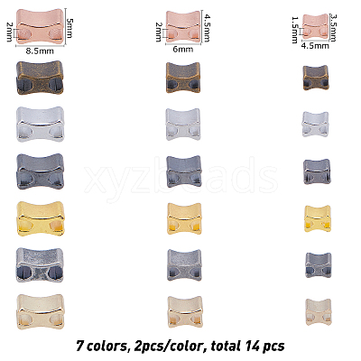 7 Colors 3 Size Clothing Accessories PALLOY-BC0001-06-1