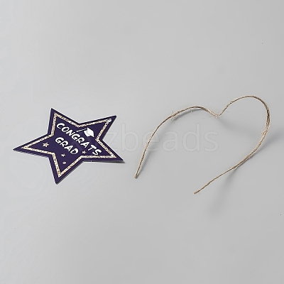 Graduation Season Paper Hanging Banners for Party Decorations AJEW-WH0696-558A-1
