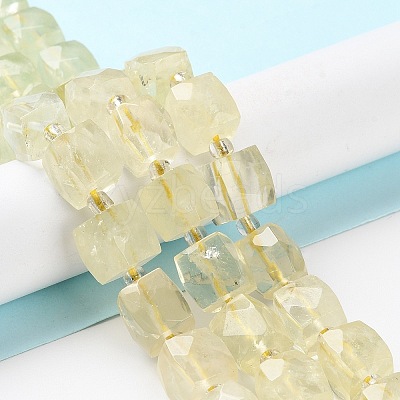 Natural Lemon Quartz(Heated) Beads Strands G-B065-A10-1