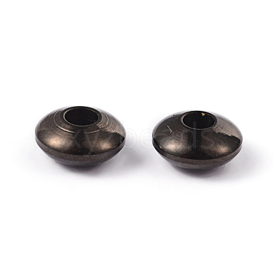 Rondelle 304 Stainless Steel Spacer Beads X-STAS-L176-06-1