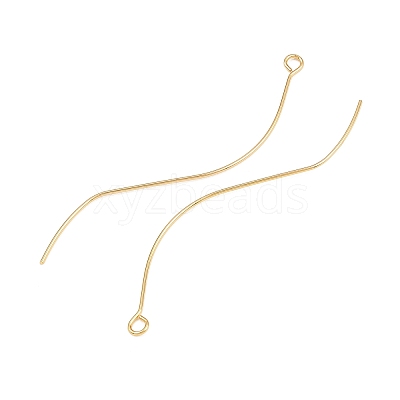Brass Earring Findings KK-A274-17B-G-1