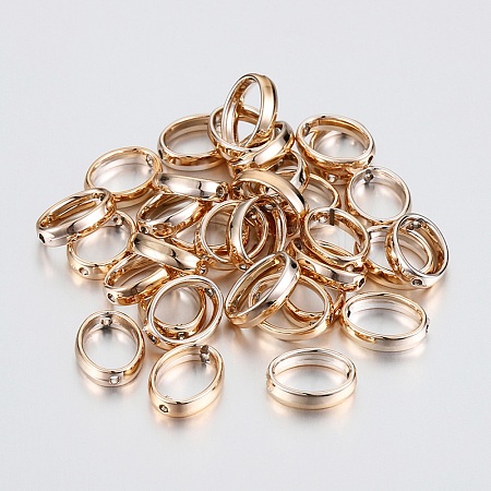 2-Hole CCB Plastic Beads Frame FIND-WH0139-284D-RG-1