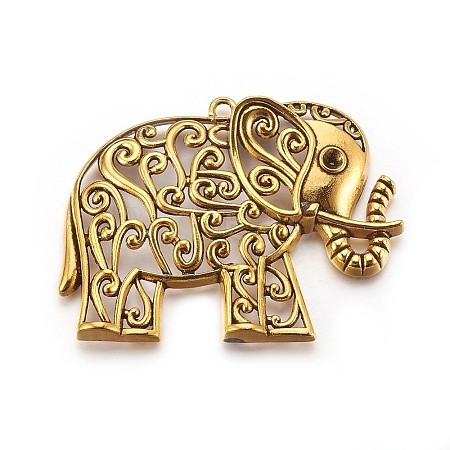 Tibetan Style Alloy Big Pendants LS-TIBEP-29-AG-LF-1