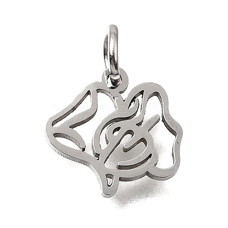 304 Stainless Steel Charms SA-CBA4CE0-01P-D-1