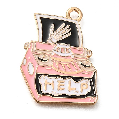 Alloy Enamel Pendants ENAM-Q508-03H-1