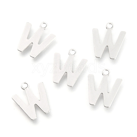 Non-Tarnish 201 Stainless Steel Charms STAS-C021-06P-W-1