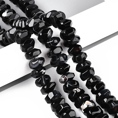 Natural Agate Beads Strands G-N356-01A-01-1