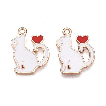 Alloy Enamel Pendants ENAM-T020-59B-1