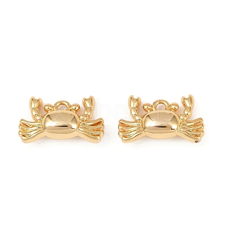 Ocean Theme Brass Charms KK-F902-07L-G-1