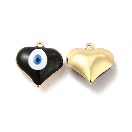 Brass Enamel Pendants KK-P222-01G-03-1