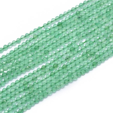 Natural Green Onyx Agate Beads Strands X-G-G792-41-1