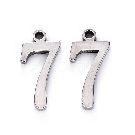 Tarnish Resistant 201 Stainless Steel Charms X-STAS-R108-07-1