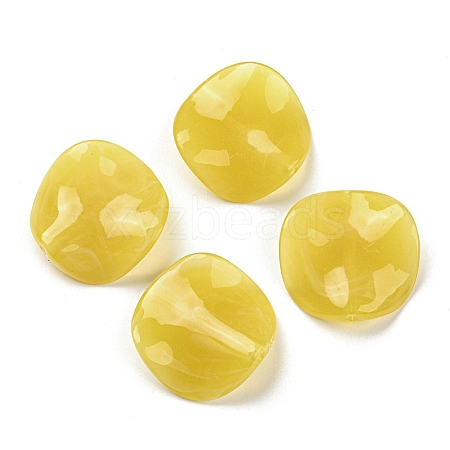 Opaque Acrylic Beads OACR-B013-32A-1