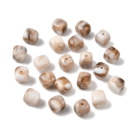 Opaque Acrylic Beads X-OACR-D320-01K-1