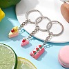 3Pcs 3 Styles Resin Keychains KEYC-JKC01025-2